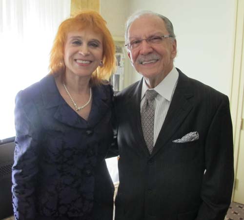 Dr Judy Kuriansky (Board of Directors LAB) and Eduardo Caballero (former GIANT and Board of Directors LAB)