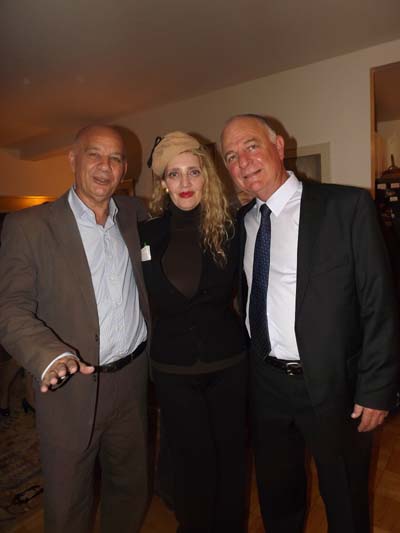 Moshe Alon, Joyce Brooks, Editor-in-Chief, Black Tie International Magazine and Roni A. Einav 