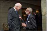 Paul A. Volcker, Chairman, CPIRF and Dr. Murray Goldstein, former Chair CPIRF Scientific Advisory Council. Photo by:  Ann Billingsley 