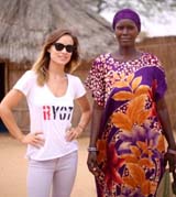 Olivia Wilde in Senegal. Photo courtesy of: RYOT News