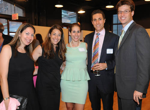 Danielle Lerner with Co-Chairs Robin Roberts, Lori and Zach Pomerantz, and   Brad Roberts