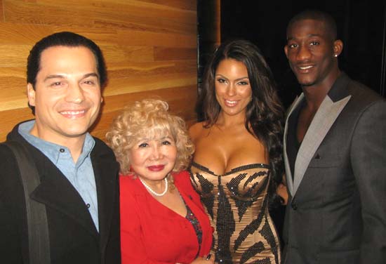 Bill Lanndis Actor/Director, Gloria T. Cressler Editor Black Tie International Magazine, President/CEO Elite Professional Networking Group, International Model Carlissa Rosario & Professional Football Player Antrel W. Rolle of the New York Giants. 