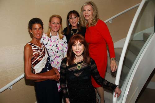 Somers Farkas, Muffie Potter Aston, Andrea Stark, Princess Yasmin Aga Khan, Judith Murat. Photo by: Andrew Fitzsimmons/Patrick McMullan.com