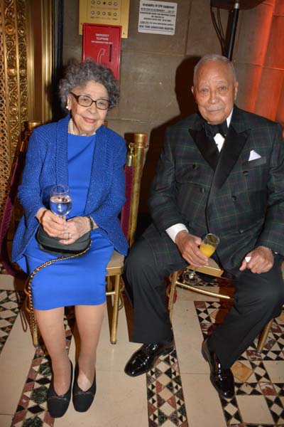 Joyce Dinkins and Mayor David Dinkins .  Photo by:  Rose Billings/Blacktiemagazine.com