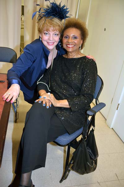 K T Sullivan and Leslie Uggams.  Photo by:  Rose Billings/Blacktiemagazine.com