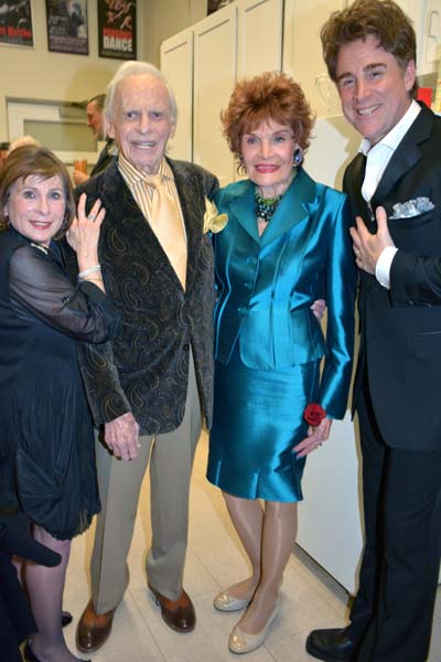 Sandi Durell, Producer, Ervin Drake, Honoree and his lovely wife Edith Drake, Sal Viviano.  Photo by:  Rose Billings/Blacktiemagazine.com 