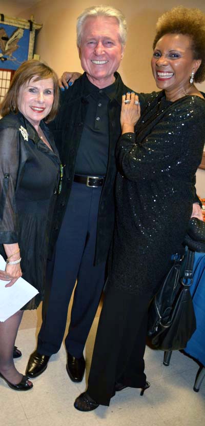 Sandi Durrell, Graham Pratt and his wife Leslie Uggams.  Photo by:  Rose Billings/Blacktiemagazine.com