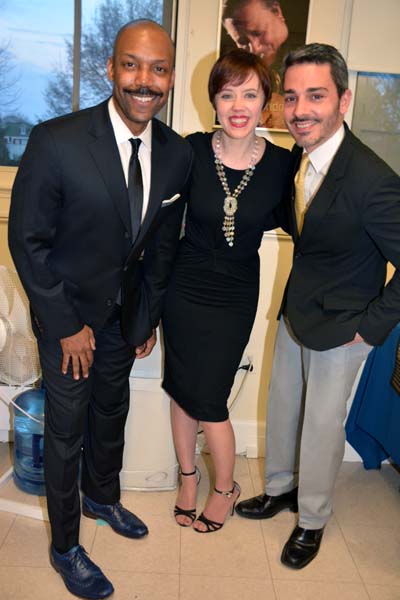 T.Oliver Reid, Carole J Bufford and Eric Yves Garcia.  Photo by:  Rose Billings/Blacktiemagazine.com