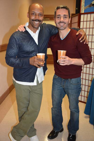  T. Oliver Reid and Eric Yves Garcia.  Photo by:  Rose Billings/Blacktiemagazine.com