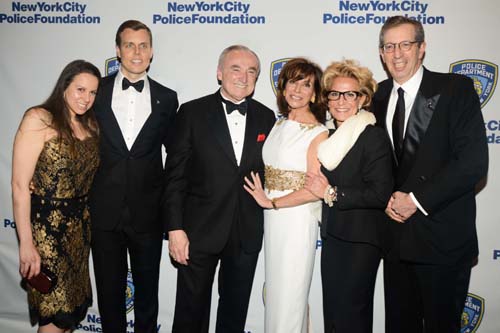 Samantha Rudin, David Earls, William J. Bratton, Rikki Klieman, Ophelia Rudin and Bill Rusin.  Photo by:  BFA