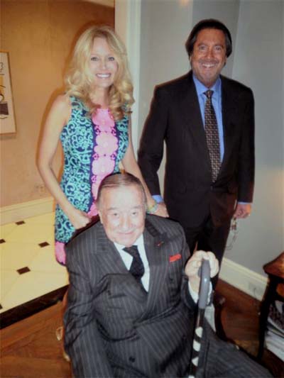  Sirio Maccioni, Leesa Rowland and  Larry Wohl .  Photo by:  gregory Speck