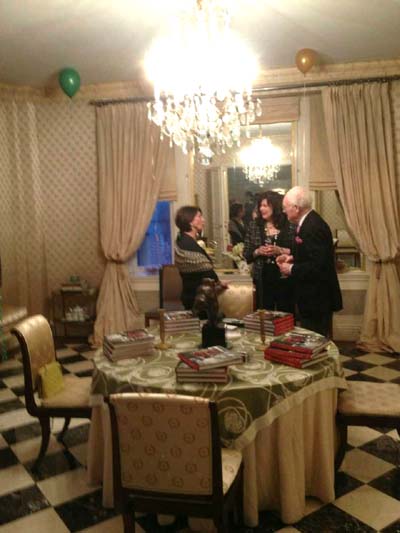  All of Sirio/Pamela's books that were for sale ... A Table at Le Cirque.  Photo courtesy of Lauren Lawrence