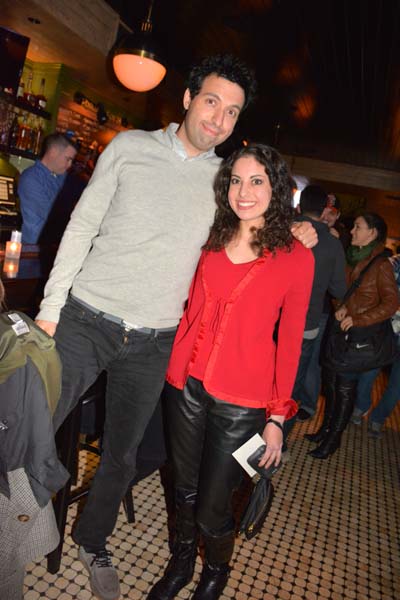 Alex Karpovsky (Girls) and Lauren Weiner.  Photo by:  Rose Billings/Blacktiemagazine.com