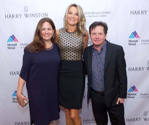 Laurie Adorno, Vice President US Retail Harry Winston, Eva Andersson-Dubin, MD, Michael J. Fox  DASTstudio