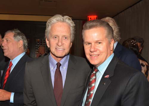 Michael Douglas and Tomaczek Bednarek