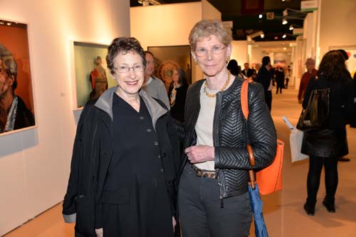 Terrie Sultan the Director of Parrish Art Museum and Martha McLanaham.  Photo by:  Annie watt