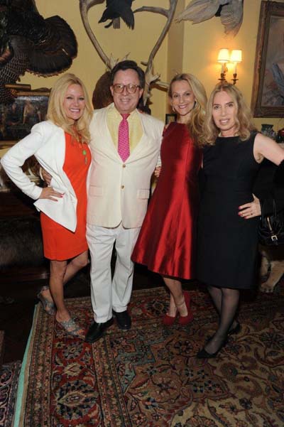 Leesa Rowland, Gregory Speck, Consuelo Vanderbilt Costin, and Lauren Lawrence.  Photo by:  Owen Hoffmann/PatrickMcMullan.com