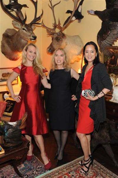  Consuelo Vanderbilt Costin, Lauren Lawrence, and Cassandra Seidenfeld. Photo by:  Owen Hoffman/PatrickMcMullan.com