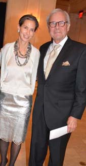 Alice Tisch (Co-Host) and Tom Brokaw.  Photo by:  Rose Billings/Blacktiemagazine.com