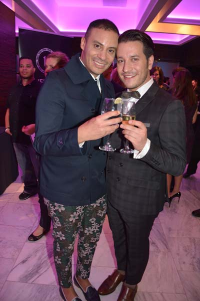 Victor De Souza and Dustin Lujan.  Photo by:  Rose Billings/Blacktiemagazine.com