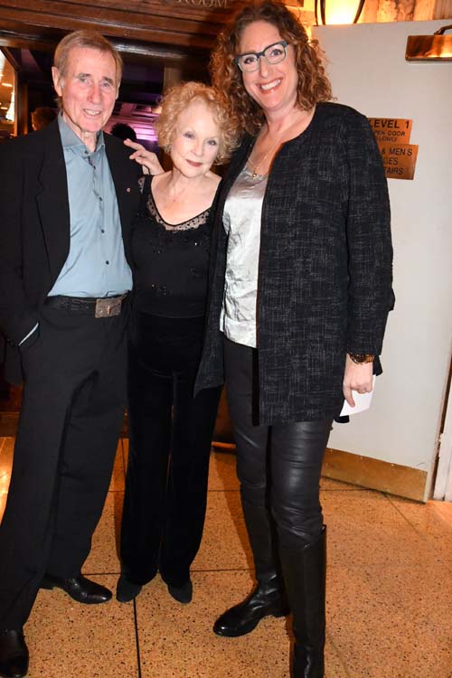 Jim Dale, Penny Fuller,and Host Judy Gold, (Emmy Award, HBO, Comedy Central). Photo by: Rose Billings/Blacktiemaagzine.com