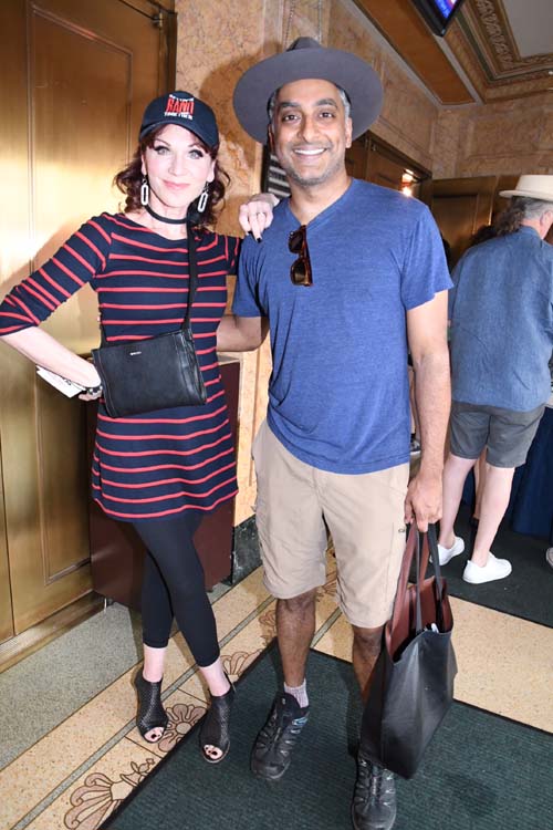 Marilu Henner and Manie Narayan (Gettin The Band BackTogether).  Photo by: Rose Billings/Blacktiemagazine.com