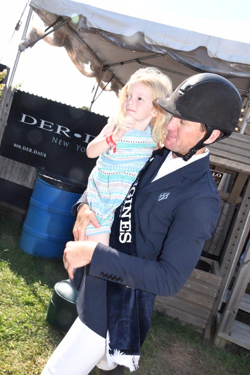  McClain Ward,  and his daughter.  Photo by:  Rose Billings/Blacktiemagazine.com