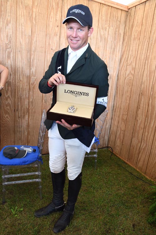 Shane Sweetnam, Winner Longines.  Photo by:  Rose Billings/Blacktiemaagzine.com