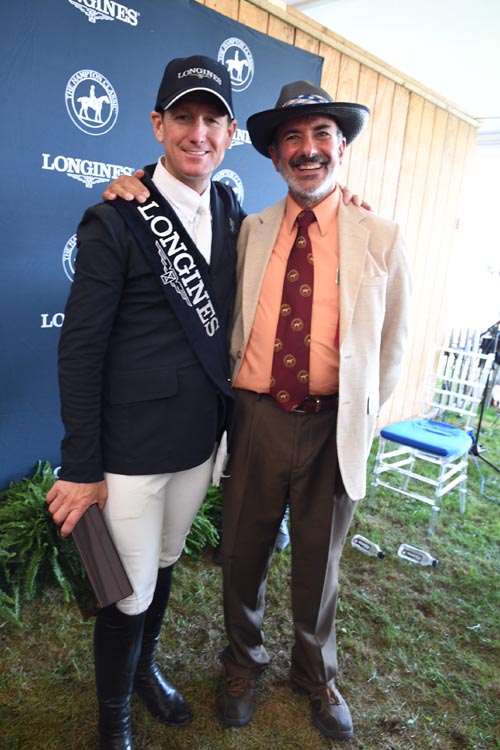   McClain Ward,  Winner Hampton Grand Prix and Marty Bauman.  Photo by:  Rose Billings/Blacktiemagazine.com