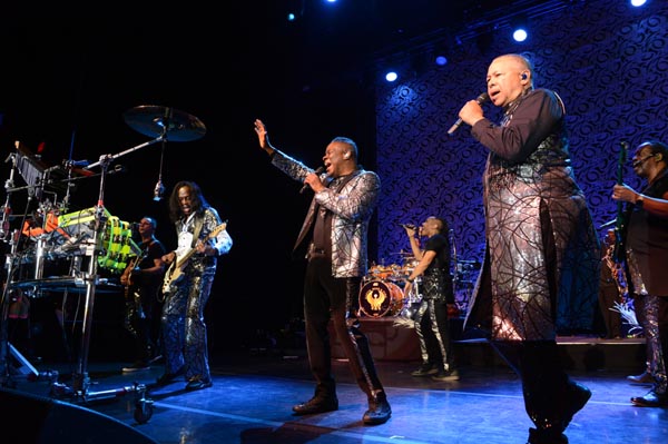 Verdine White, Philip Bailey, Ralph Johnson of Earth, Wind & Fire. Photo by: Studio Brooke