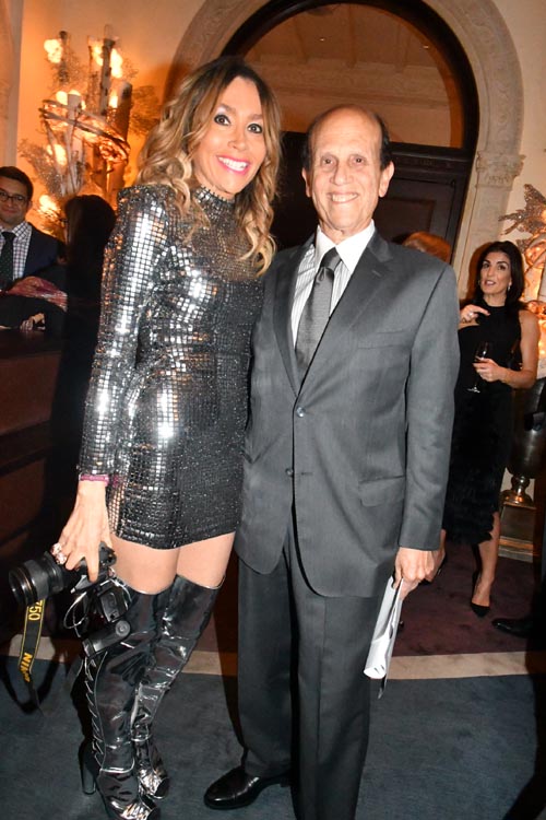 Michael Milken and Lieba Nesis.  Photo by:  Rose Billings/Blacktiemagazine.com