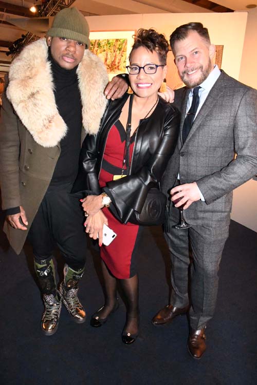  Terry Artis, Sheila Johnson, and Eric Douglas.  Photo by:  Rose Billings/Blacktiemaagzine.com