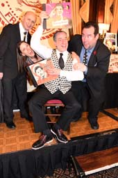 Bob Spiotto in (Center)Courting The Jester A Musical Salute to Danny Kaye".  Photo by:  Rose Billings/Blacktiemagazine.com