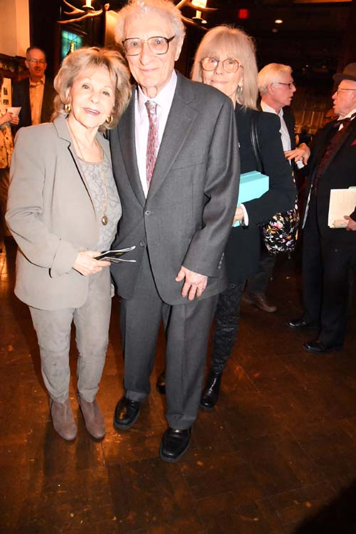 Elisa Stein, Sheldon  Harnick and Margery.  Photo by:  Rose Billings/Blacktiemagazine.com