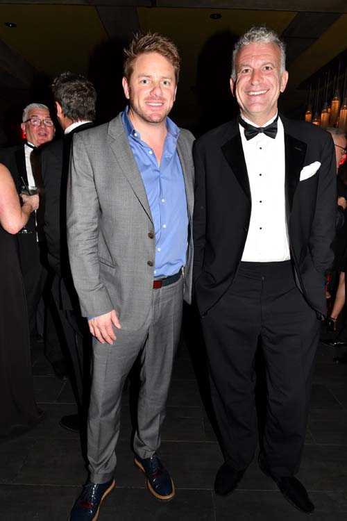 Jake Phipps and Dylan Ratigan.  Photo by:  Rose Billings/Blacktiemagazine.com