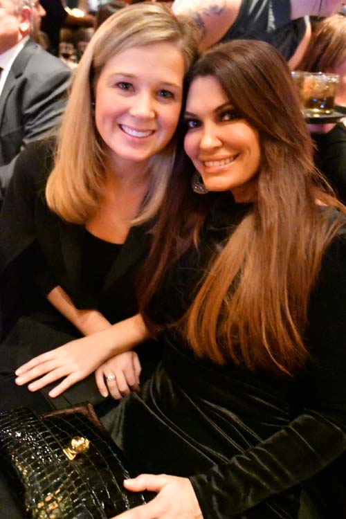 Kara Hanley and  Presenter, Kimberly Guilfoyle. Photo by:  Rose Billings/Blacktiemagazine.com