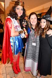 Stacy McCosky and her dog Sadie, Rachel McPherson,President & Founder The Good Dog Foundation, and Jackie Menkes . Photo by:  Rose Billings/Blacktiemagazine.com 