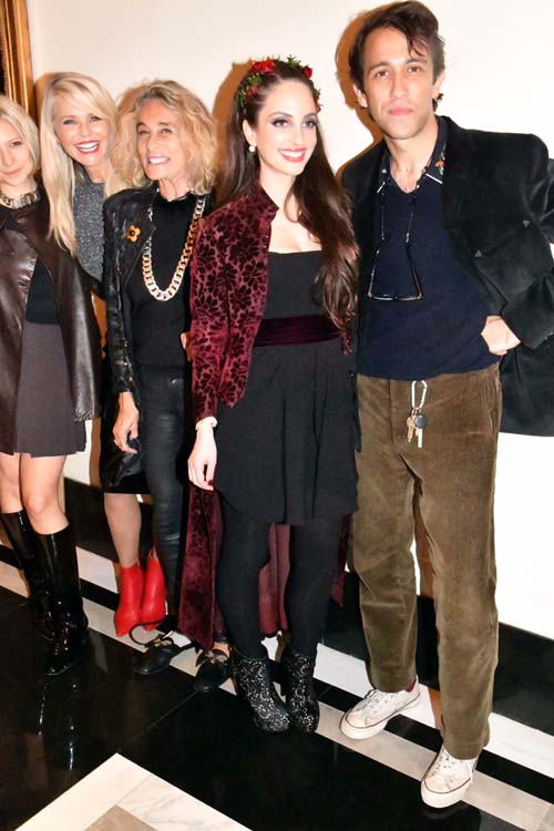 Annabelle Dexter Jones, Christie Brinkley, Anne Dexter Jones, Alexa Ray Joel and Alexander Dexter-Jones.  Photo by:  Rose Billings/Blacktiemagazine.com