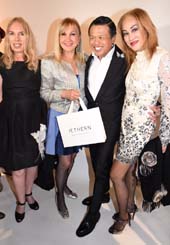 Lauren Lawrence, Katlean De Monchy, Zang Toi and Lucia Hwong Gordon.  Photo by:  Rose Billings / Blacktiemagazine.com