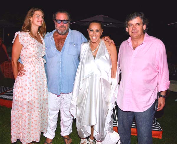 Louise Kugelberg, Julian Schnabel. Donna Karan and Matko Tomicic (c) Patrick McMullan / PMC