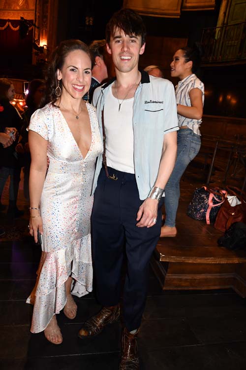 Dawn Derow and Reeve Carney. Photo by:  Rose Billings/Blacktiemagazine.com