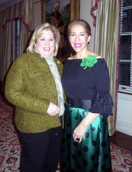 Rebecca Seawright and Gilda Sacasa.  Photo by:  JOyce Brooks/Blacktiemaagzine.com