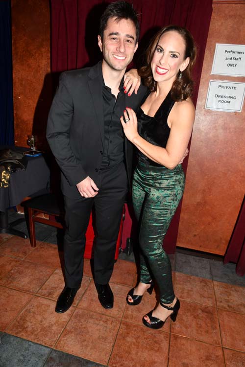  Music Director Matt Baker and Dawn Derow.  Photo by: Rose Billings/Blacktiemagazine.com