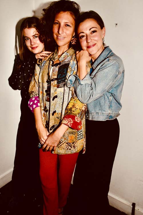 Hanna Nordenswan, Lily Simger and Jessie Adler. Photo b y: Rose Billings/Blacktiemaagzine.com