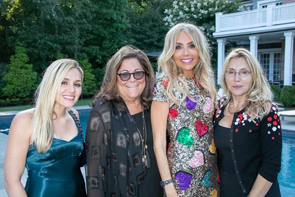 Jenny Lenz, Fern Malls, Lieba Nesis and Dolly Lenz.  Photo by: Rose Billlings/Blacktiemagazine.com