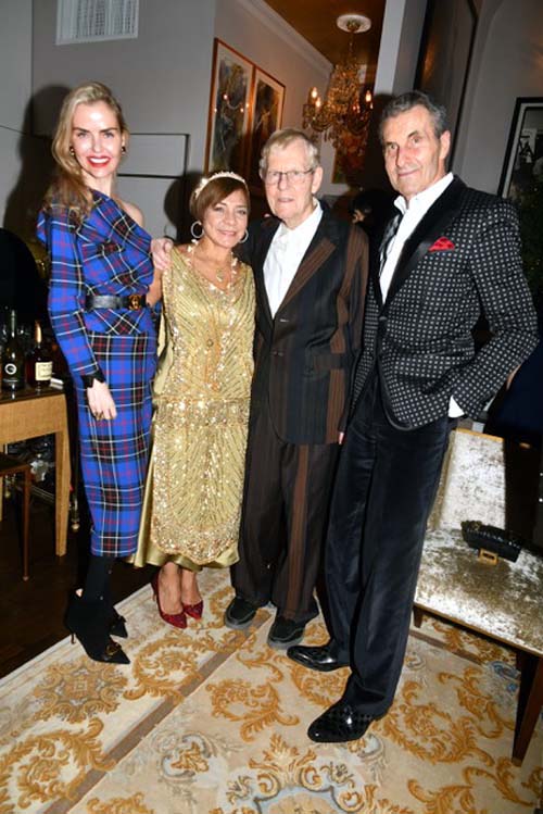 Peter & Barbara Regna Jacques & Mariebelle Lieberman  . Photo by:  Rose Billings/Blacktiemagazine.com