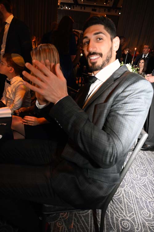 Enes Kanter Freedom, Honoree. Photo by: Rose Billings/Backtiemagazine.com