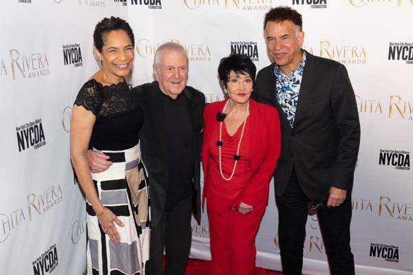 Allyson Tucker, John Kander, Chita Rivera, Brian Stokes Mitchell