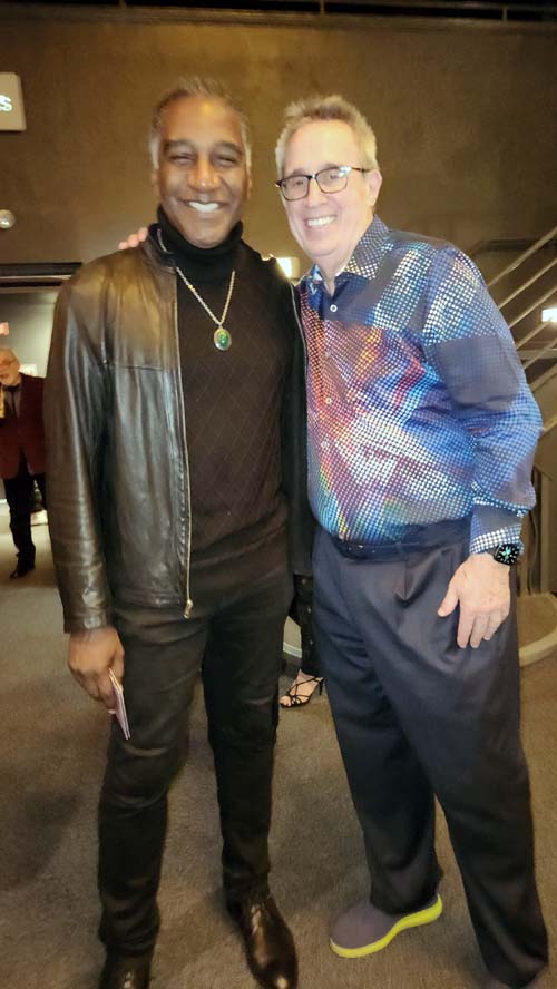 Norm Lewis and David Friedman.   Photo by:  Rose Billings/Blacktiemagazine