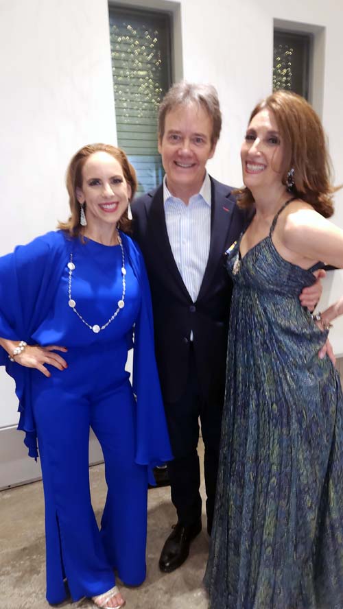   Dawn Derow, Eric Comstock and Barbara Fasano. Photo by:  Rose Billings/Blacktiemagazine